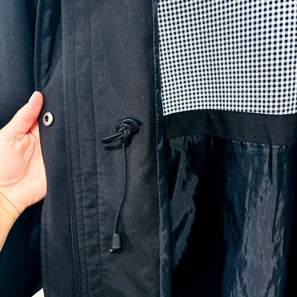 FEN-NELLI Black mid-season coat - Picture 7 of 9